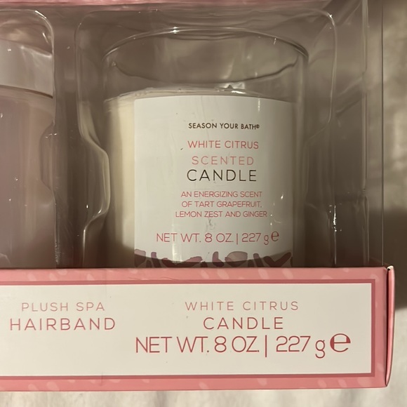 SEASON YOUR BATH WHITE CITRUS UNWIND SPA SET - Picture 3 of 6